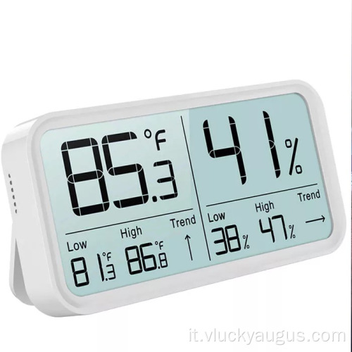 Igrometro della stazione meteorologica del termometro digitale LCD